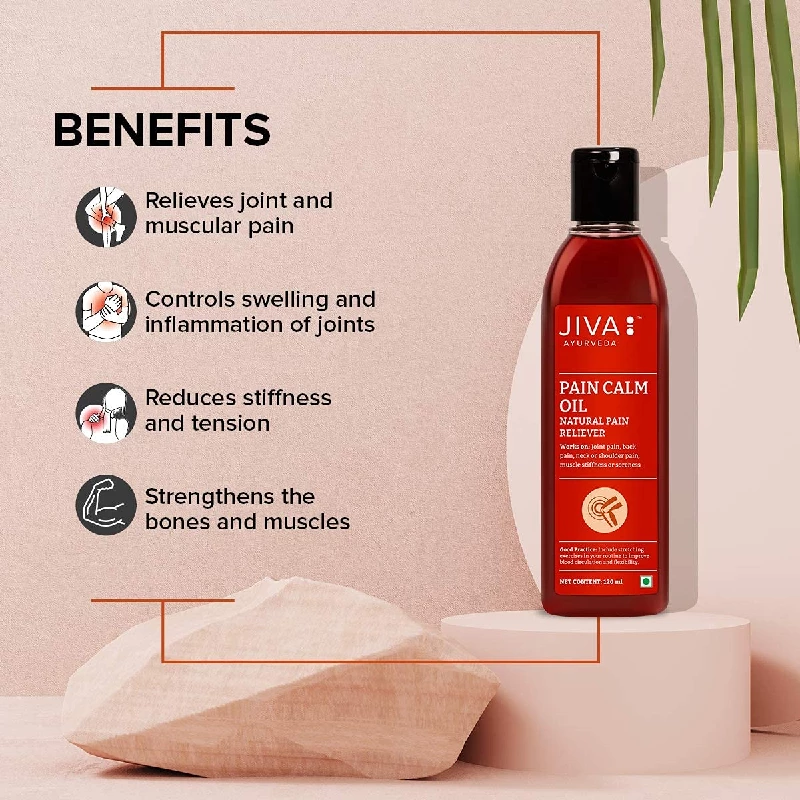 Jiva Ayurvedic Pain Calm Oil, 120 ml-3.webp